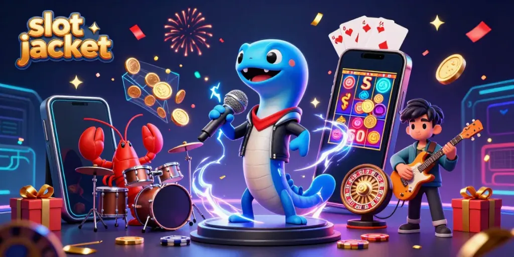Enjoying thrilling slot jackpot excitement at an underwater casino with colorful gaming elements.